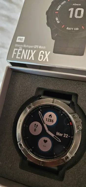 Used Garmin Fenix 6x Pro Solar bike — image 6 of 13
