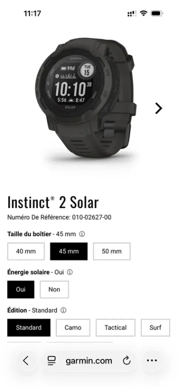 Tweedehands Garmin Instinct 2 Solar bike — afbeelding 5 van 5