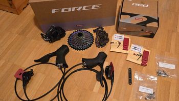 Used Sram Force Schaltbremshebel Schaltwerk Kassette 2024 Drivetrain & Pedals