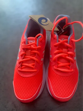 Tweedehands Orange Asics Basket de sport femme bike — afbeelding 2 van 7