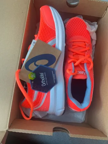 Tweedehands Orange Asics Basket de sport femme bike — afbeelding 7 van 7