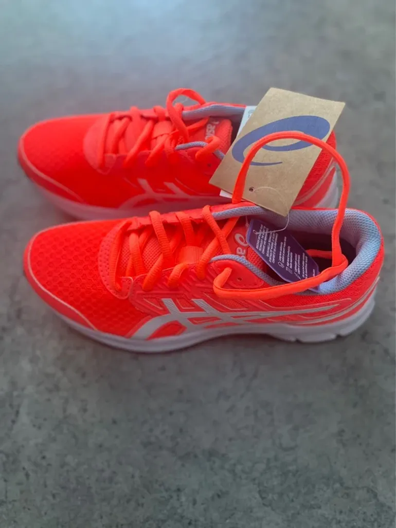 Tweedehands Orange Asics Basket de sport femme bike — afbeelding 3 van 7