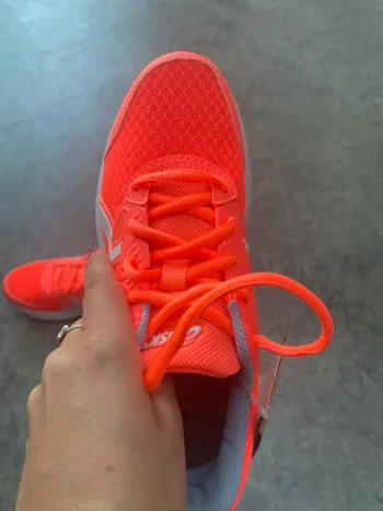 Tweedehands Orange Asics Basket de sport femme bike — afbeelding 6 van 7