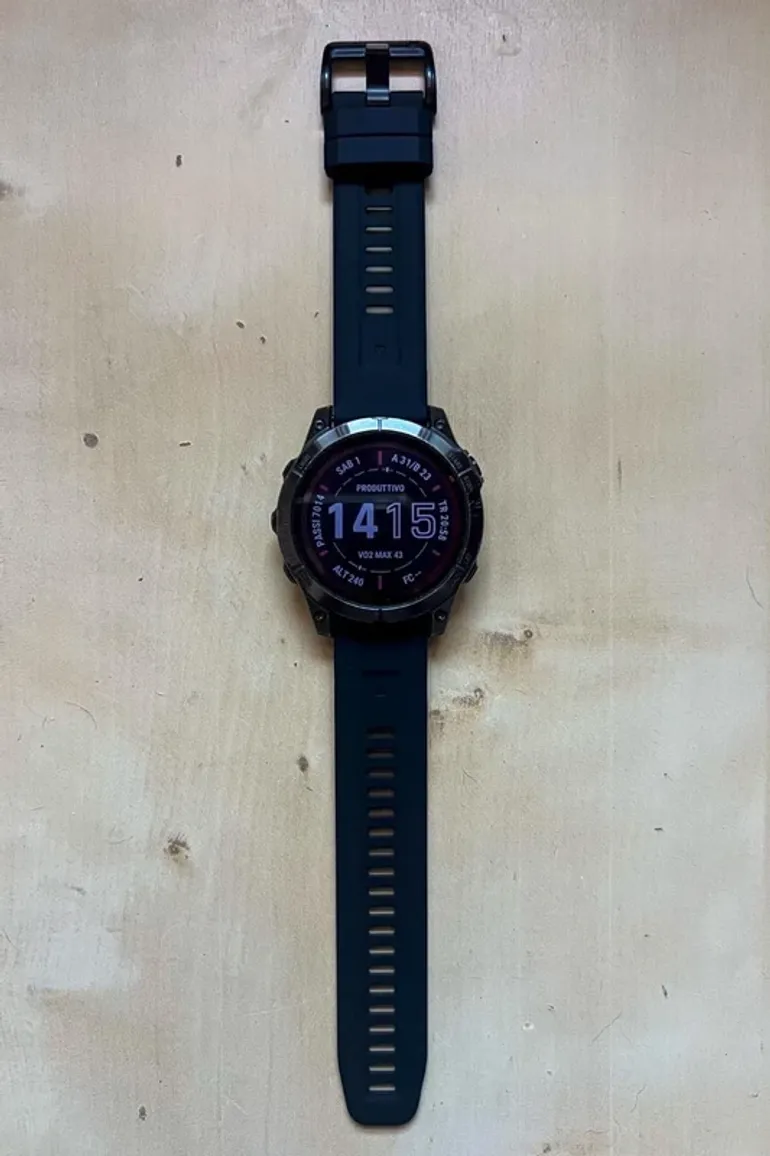 Garmin Fenix 7 Solar bike usato — immagine 2 di 8