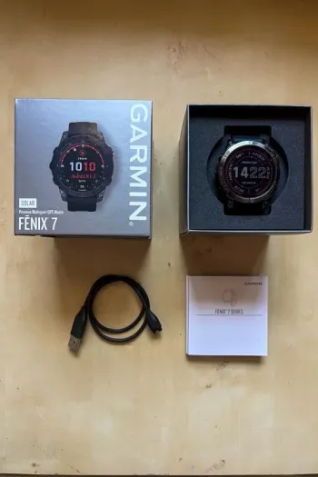 Garmin Fenix 7 Solar bike usato — immagine 6 di 8
