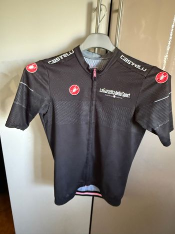 Used Castelli Giro d'Italia Maglia Nera Jersey Cycling Clothing