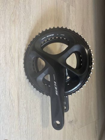 Used Shimano 105 Crankset Drivetrain & Pedals