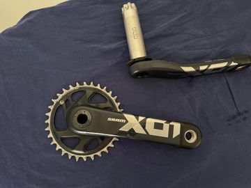 Gebrauchtes Sram Eagle X01 Lunar Crank Drivetrain & Pedals