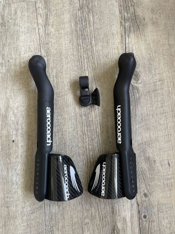 Aerocoach Ascalon Carbon Aerobar Extensions Cockpit d'occasion