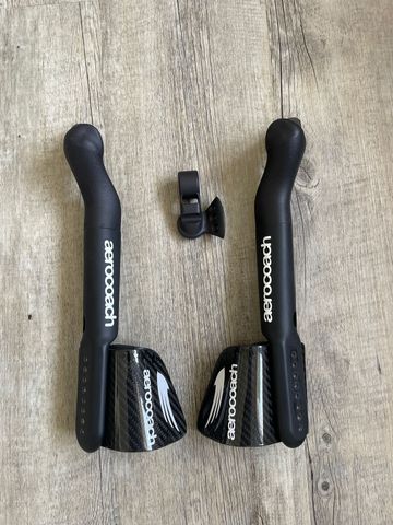 Brugt Aerocoach Ascalon Carbon Aerobar Extensions Cockpit