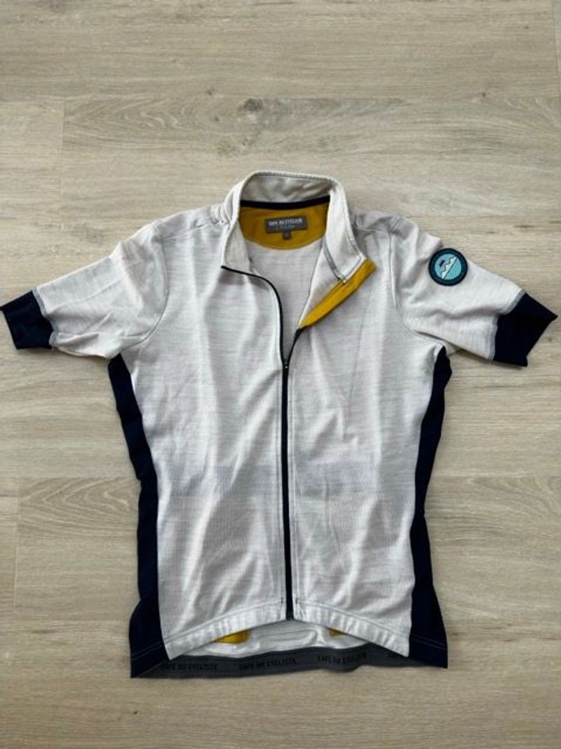 Used cafe du cycliste Alphonsine Merino Fleece Jersey Cycling Clothing