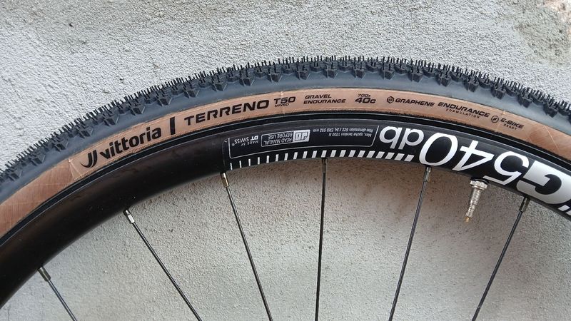 Used Vittoria terreno mixed T50 graphene 700x40 tubless 2026 Tyres & Tubes