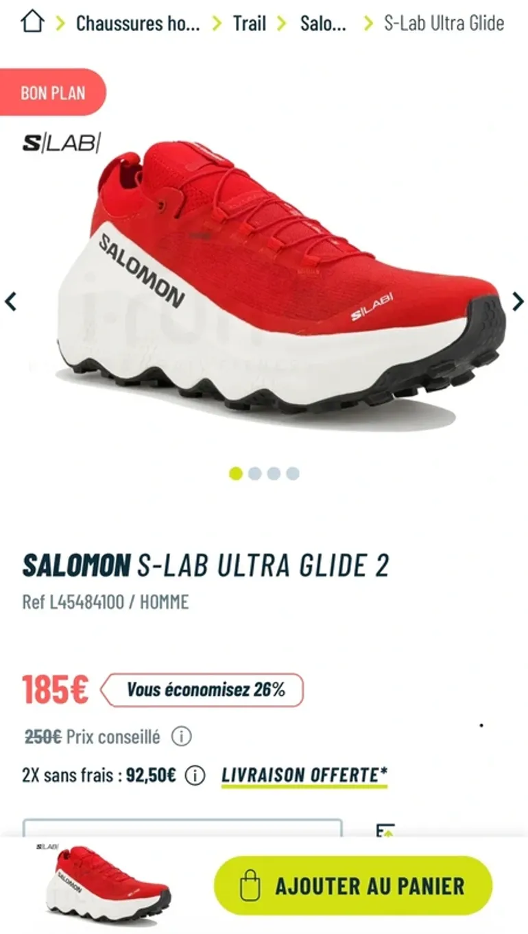 Używany Salomon Ultra Glide bike — zdjęcie 7 z 7