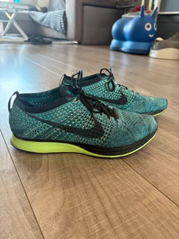 Used Nike Flyknit Racer Running Shoes