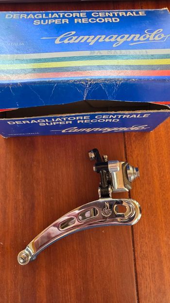 Brugt Campagnolo DERAGLIATORE SUPER RECORD VINTAGE Drivetrain & Pedals
