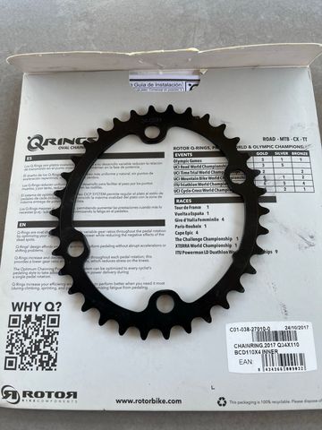 Gebrauchtes Rotor Q-Ring Oval Chainring 2017 bike — Bild 2 von 2