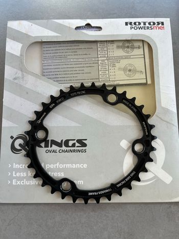Brugt Rotor Q-Ring Oval Chainring 2017 Drivetrain & Pedals