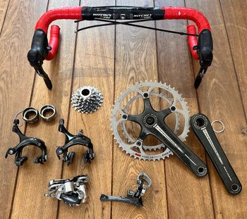 Campagnolo Record Carbon - Centaur 10 speed groupset Groupset usato
