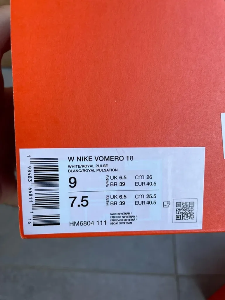 Nike Vomero 18 bike d'occasion — image 11 sur 11
