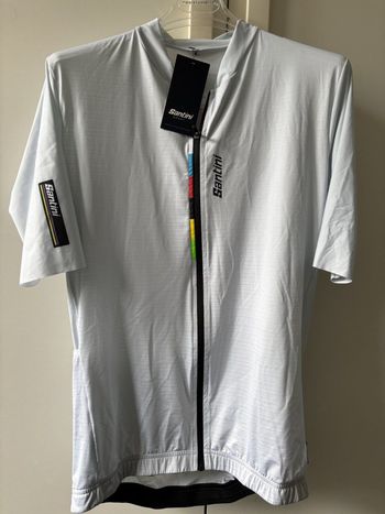 Used Santini UCI Gray Jersey 2026 Cycling Clothing