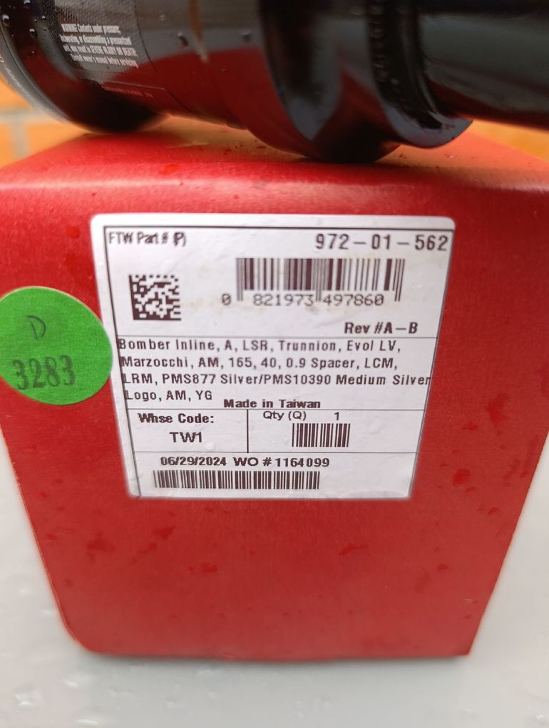 Brugt Marzocchi Bomber Inline A LSR Evol 2025 bike — billede 5 af 31