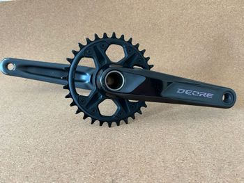 Tweedehands Shimano Deore M6120 Crankset Drivetrain & Pedals