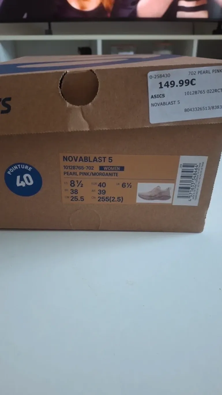 Asics Novablast 5 bike usato — immagine 7 di 7