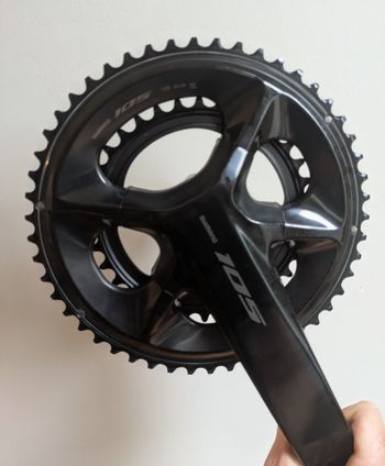 Used Shimano 105 FC-R7100 Drivetrain & Pedals