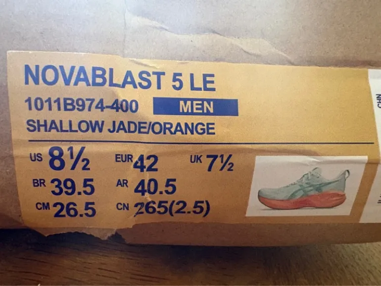 Używany Asics Novablast 5 bike — zdjęcie 8 z 8