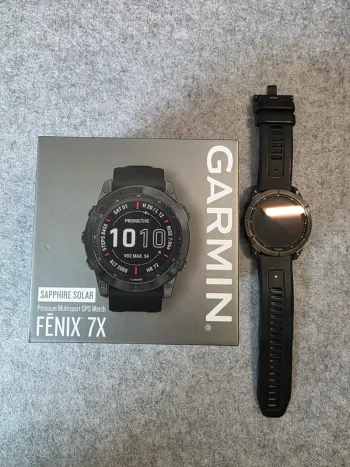 Used Garmin Fenix 7X Solar Sapphire Electronics