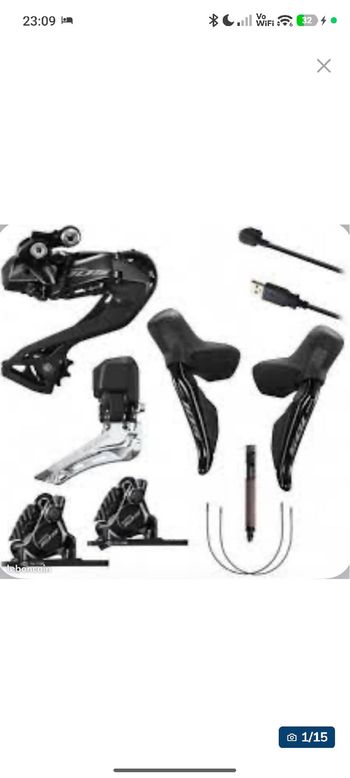 Shimano mini groupe 105 di2 Drivetrain & Pedals d'occasion