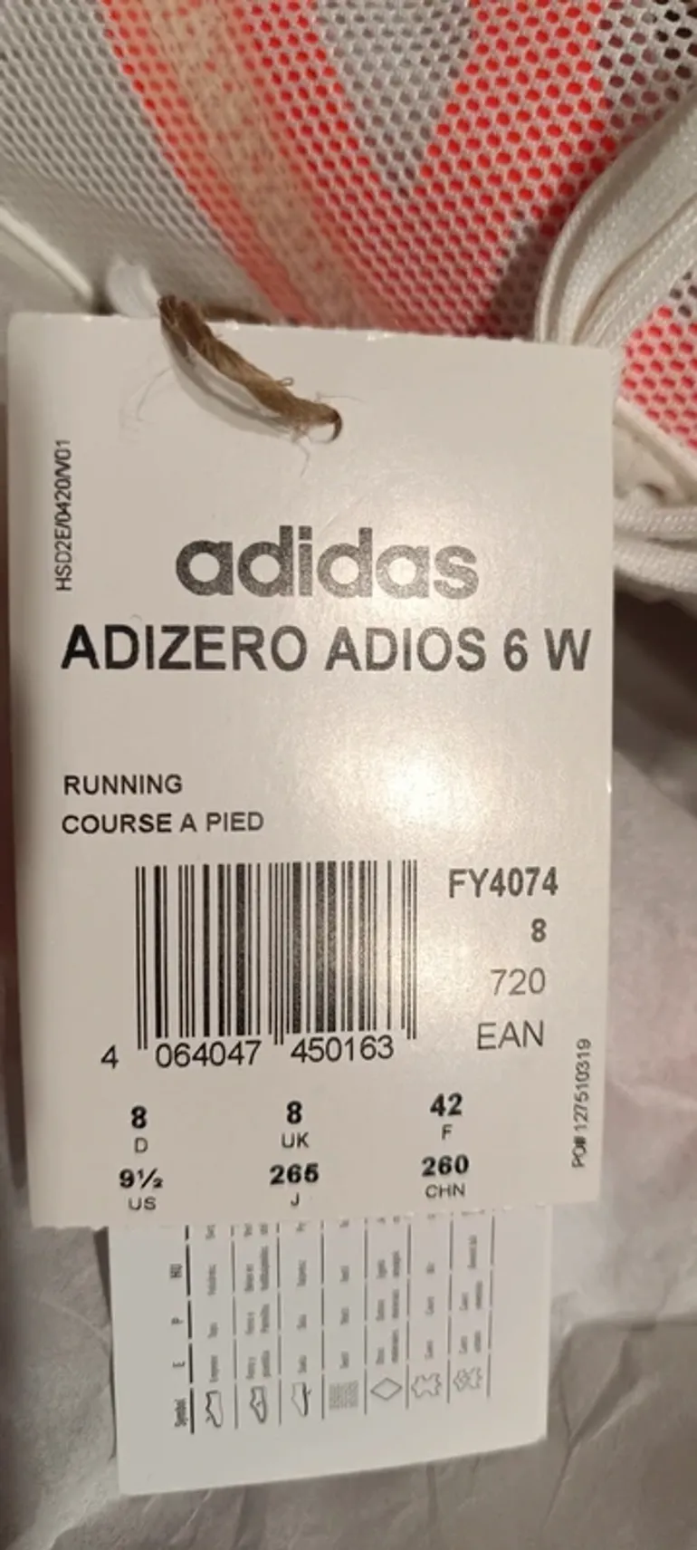 Použité Adidas Adizero Adios 6 bike — obrázek 3 z 4