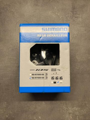 Tweedehands Shimano Dérailleur Shimano 105 SILVER Drivetrain & Pedals