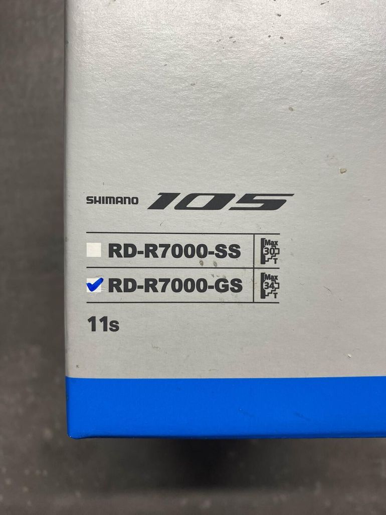 Brugt Shimano Dérailleur Shimano 105 SILVER bike — billede 2 af 3