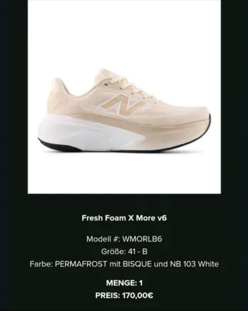 Used New Balance Fresh Foam X More v6 bike — image 6 of 6