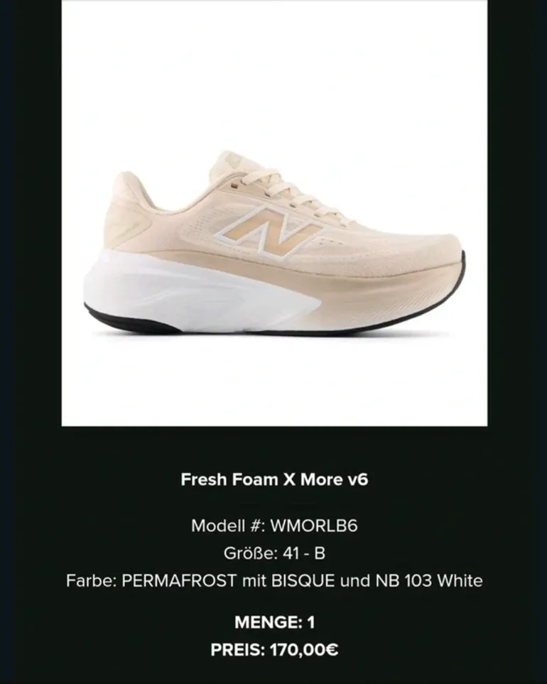 Used New Balance Fresh Foam X More v6 bike — image 6 of 6
