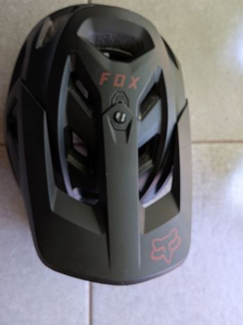 Used Fox Proframe RS Helmet + 100% Goggles bike — image 8 of 9