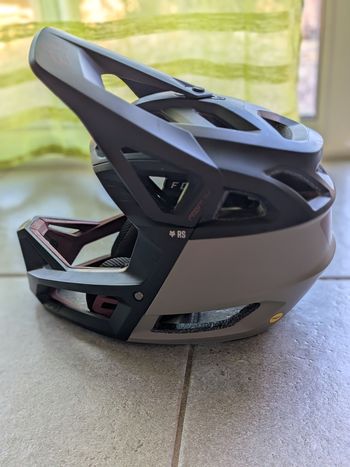 Used Fox Proframe RS Helmet + 100% Goggles bike — image 5 of 9