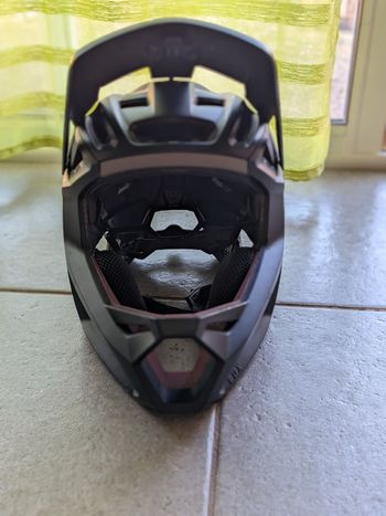 Used Fox Proframe RS Helmet + 100% Goggles bike — image 7 of 9