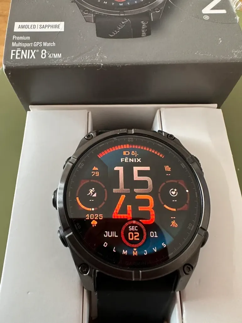 Premium Fenix 8 AMOLED Sapphire Titanium bike de segunda mano — imagen 10 de 14