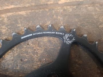 Używany Sram Direct Mount 34T X-Sync Chainring bike — zdjęcie 2 z 3