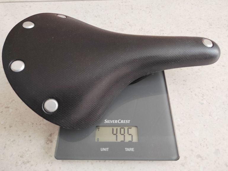 Brugt Brooks Cambium C19 Saddle Black with Silver Rivets bike — billede 10 af 10