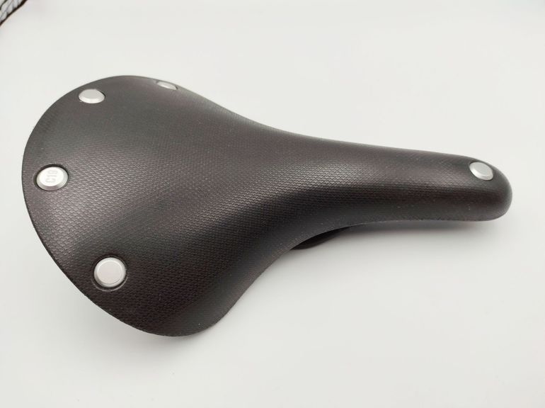 Brugt Brooks Cambium C19 Saddle Black with Silver Rivets bike — billede 4 af 10