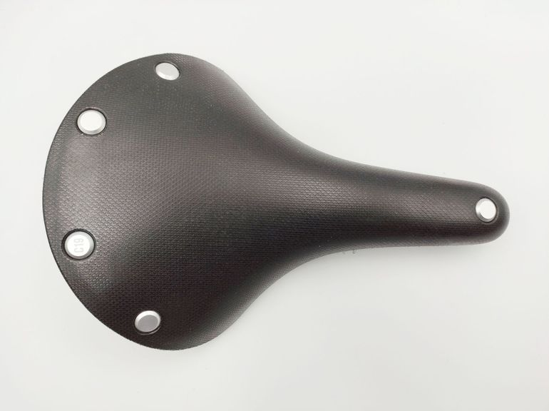 Brugt Brooks Cambium C19 Saddle Black with Silver Rivets bike — billede 2 af 10