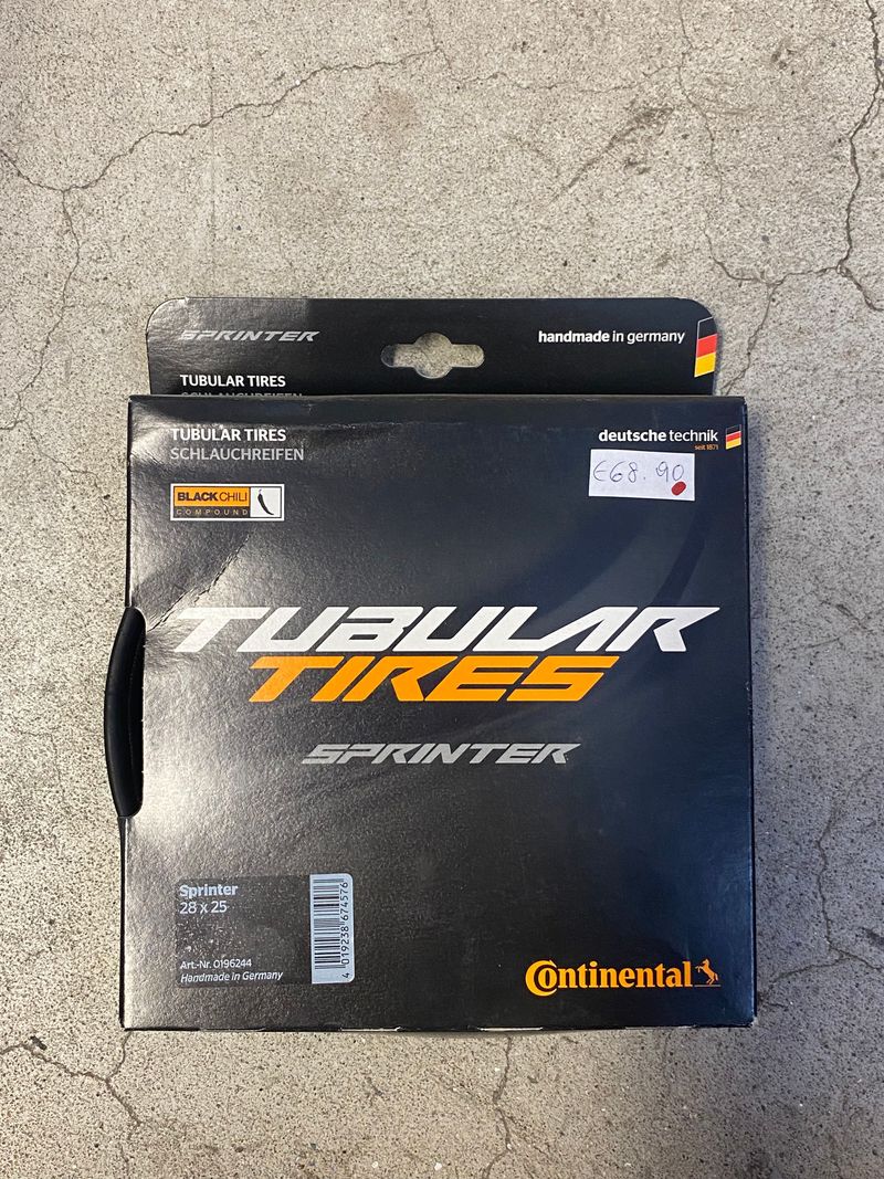 Brugt Continental Sprinter Tubular Tire Tyres & Tubes