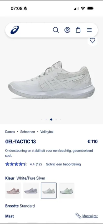 Asics Gel Tactic 13 bike d'occasion — image 5 sur 5