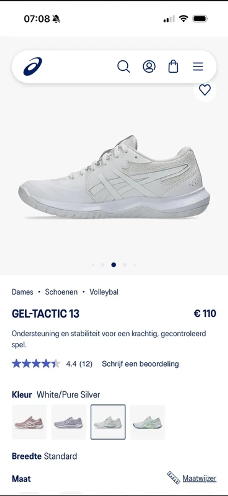 Asics Gel Tactic 13 bike d'occasion — image 5 sur 5