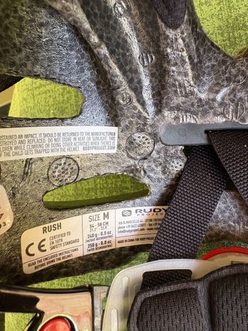 Rudy project Rush Helmet bike usato — immagine 7 di 7