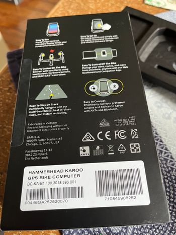 Used Hammerhead Karoo 3 GPS Cycling Computer Cycling Accessories