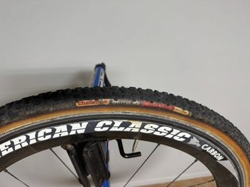 Used American Classic Carbon 700c Wheelset with Dura-Ace Cassette & Challenge Grifo Tires bike — image 8 of 24